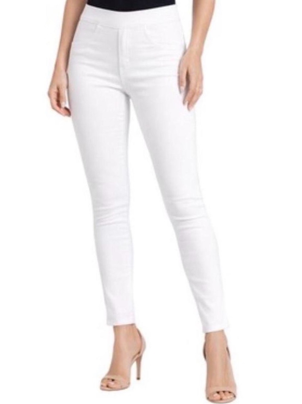 SPANX White High-Rise Skinny Jeans for Women Size M